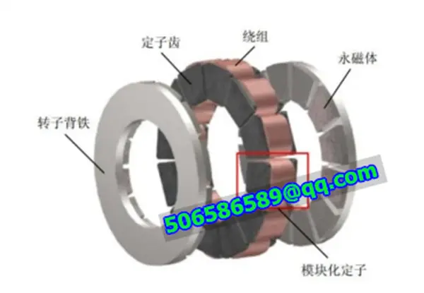 Electromagnetic Compatibility Of Yokeless Axial Flux Motor Stator