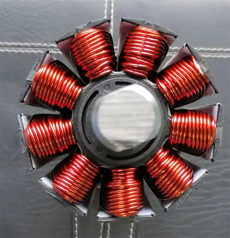 enroulement du stator et enroulement du rotor